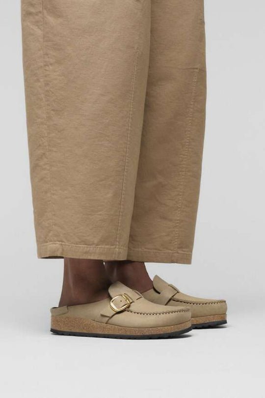 Birkenstock Sabot Buckley Oiled Leather Marrone Donna