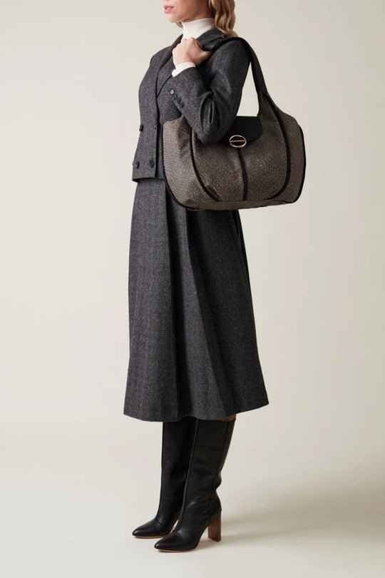 Borbonese Borsa Shopping Naturale Donna