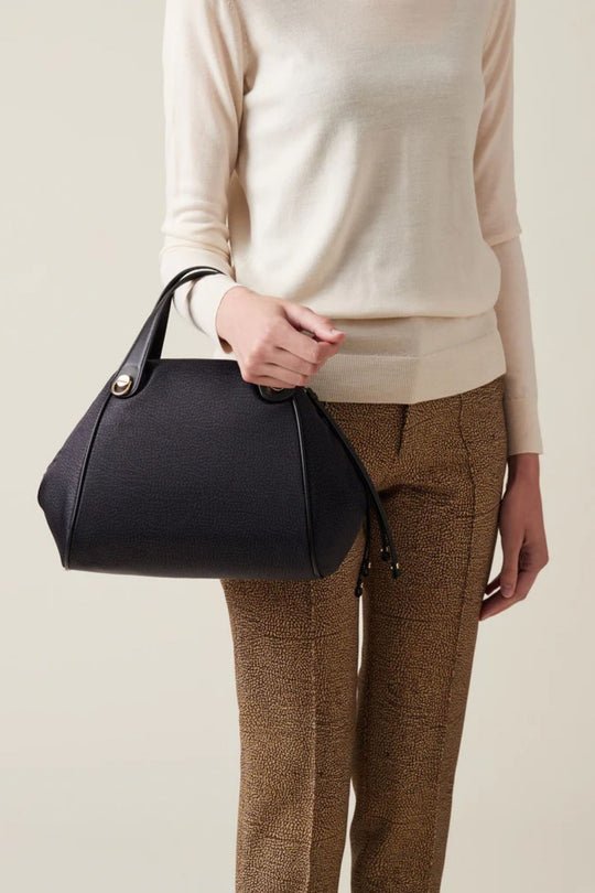 Borbonese Borsa Bauletto Nero Donna