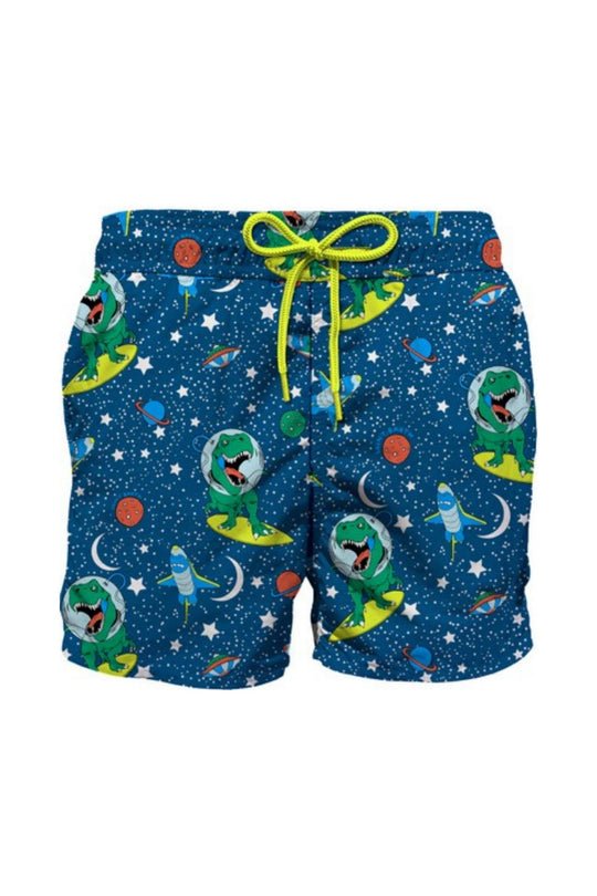 Mc2 Saint Barth Printed Boy Swim Short Bambino