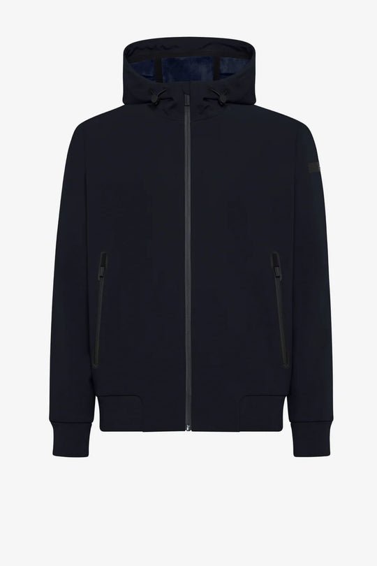 Rrd Double Winter Thermo Hood Zip Blu Uomo