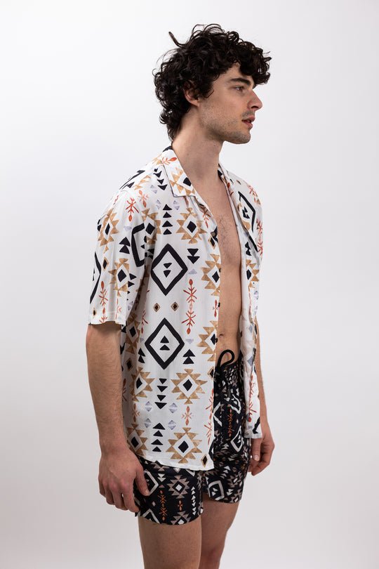 Tooco Men Bowling Shirt Uxmal Uomo